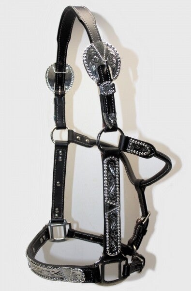 Showhalfter Silver Dunkelbraun - COB