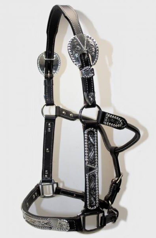 Showhalfter Silver Dunkelbraun - COB