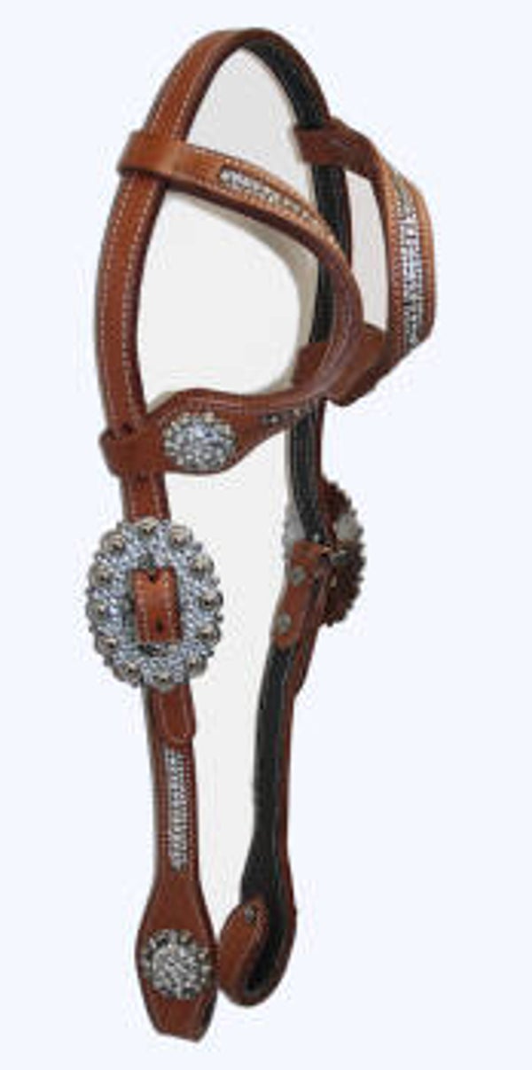 SN Tack Show Kopfstück Crystal Elegance