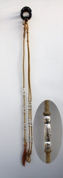 Rawhide Silver Romal Reins