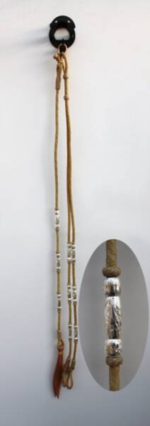 Rawhide Silver Romal Reins