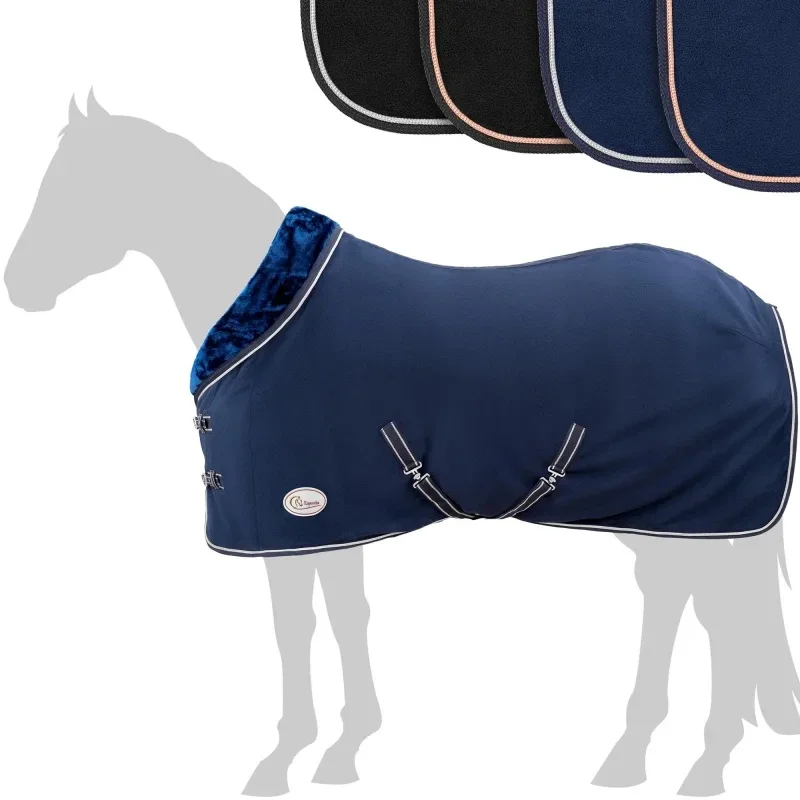 Abschwitzdecke "Champion Edition" Fleecedecke mit Kragen