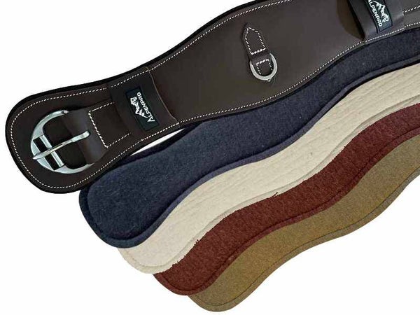 Alpenpad Pro Line Westernsattelgurt - Filz