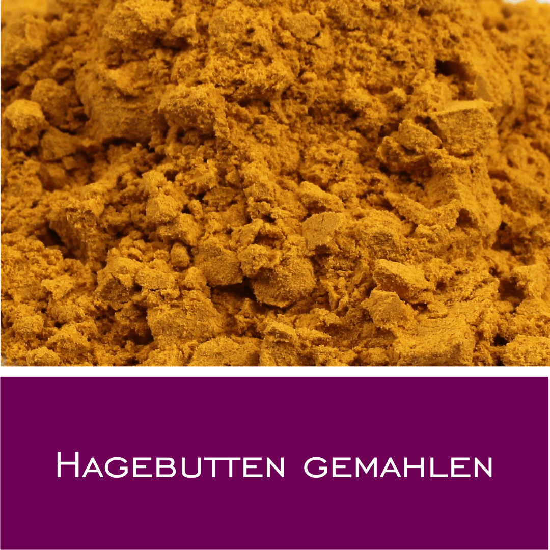 Hagebutten fein gemahlen