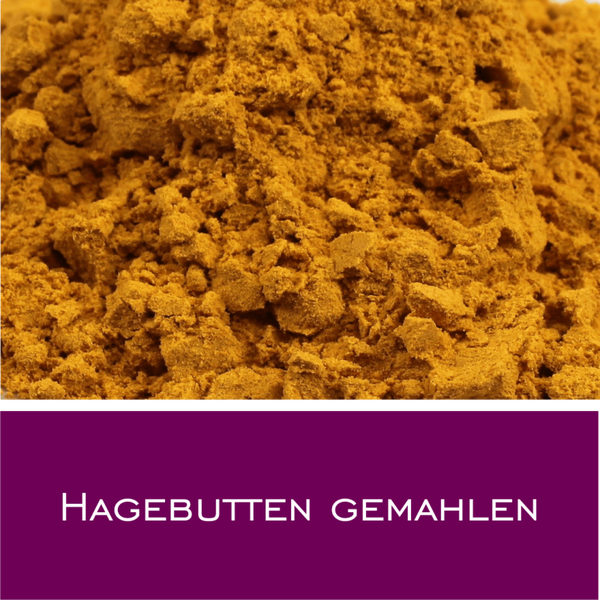Hagebutten fein gemahlen
