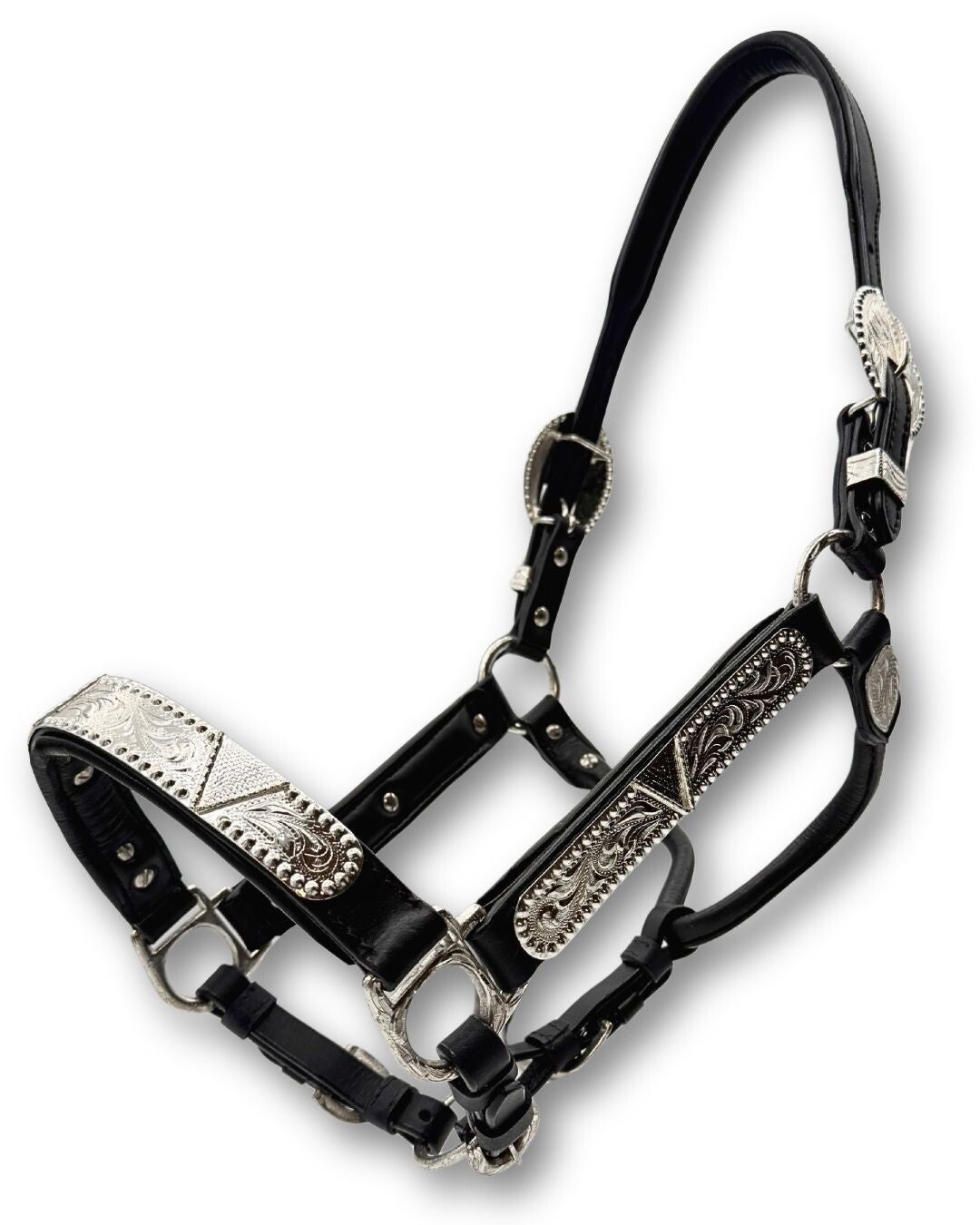 Premium Showhalfter Silver inkl. Führkette