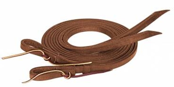 Weaver 5/8" Oiled Extra Heavy Harness Split Reins 8'