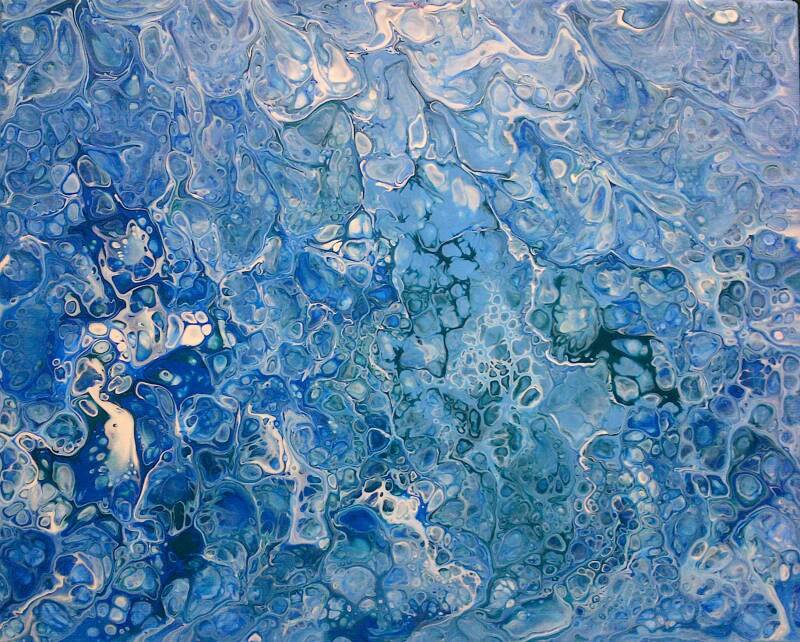 Lebendiges Wasser1 24x30 - 2019 -