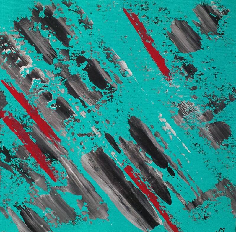 Türkis trifft Rot3 30x30 - 2020