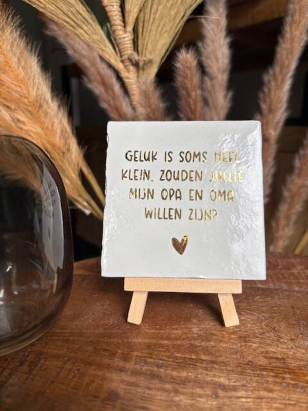 Tegeltje | Opa en Oma