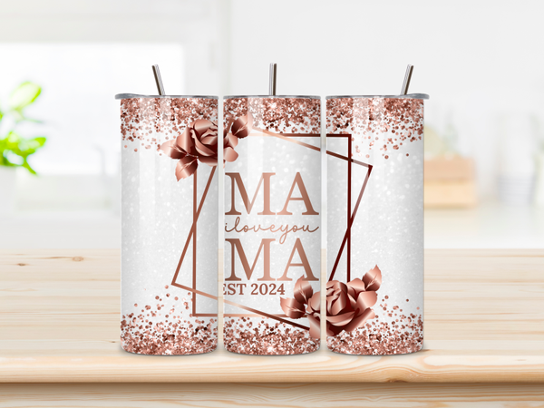 Gepersonaliseerde Mama tumbler drinkbeker
