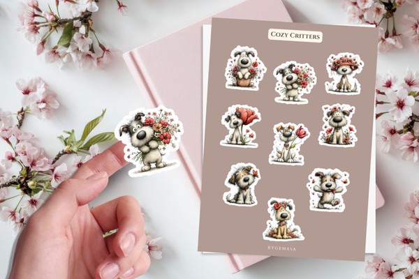 Honden Stickervel