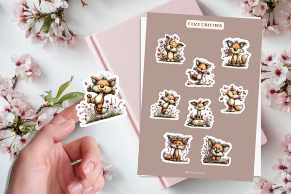 Vosjes Stickervel
