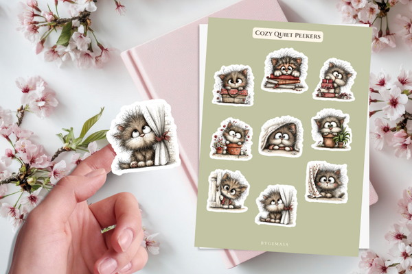 Kittens Stickervel