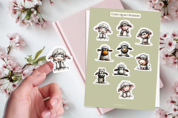 Schapen Stickervel