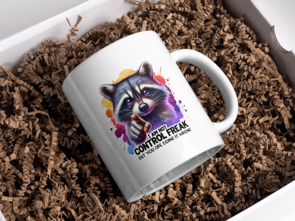 Sarcastisch mok met tekst