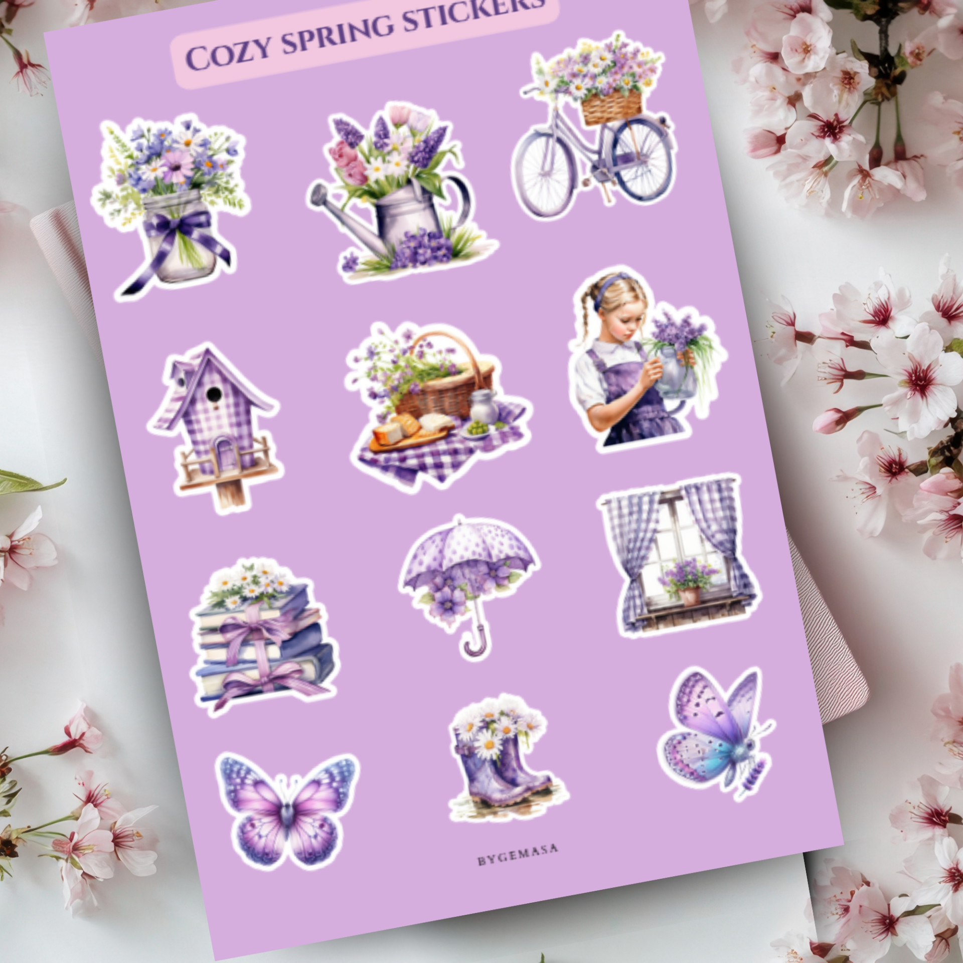 Digitale downloads, printbare stickers, planners en creatieve downloads.