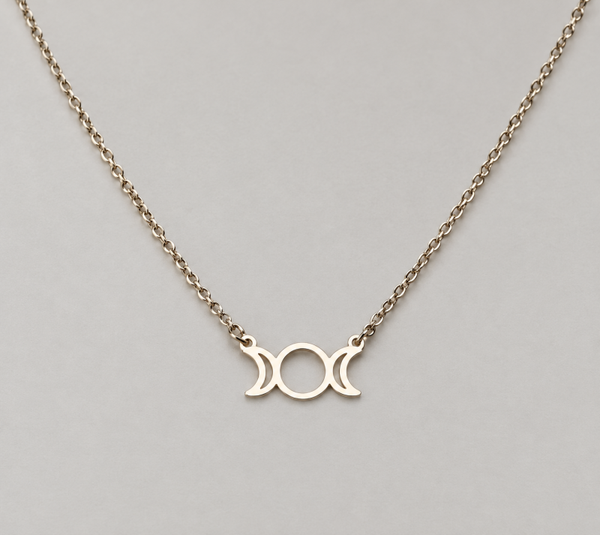 Collier triple lune