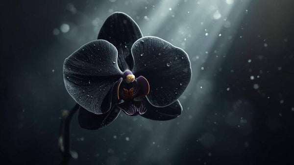 Orchidée noire