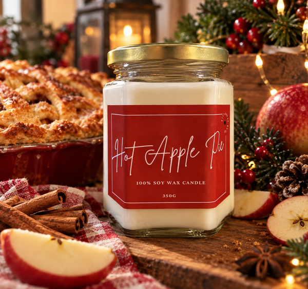 Hot Apple Pie Soy Wax Candle 350g