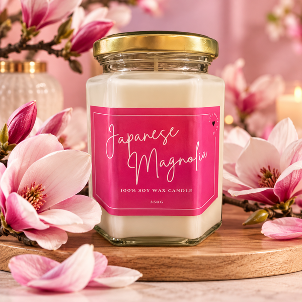 Japanese Magnolia Soy Wax Candle 350g