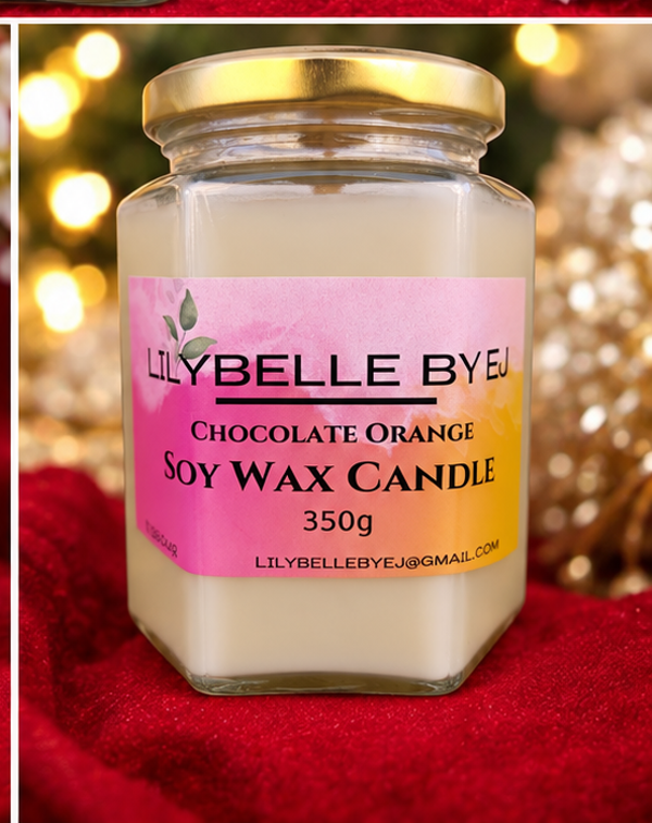 Chocolate Orange Soy Wax Candle 350g