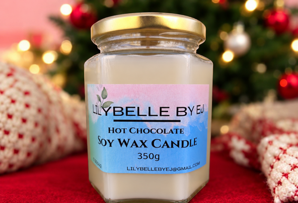 Hot Chocolate Soy Wax Candle 350g