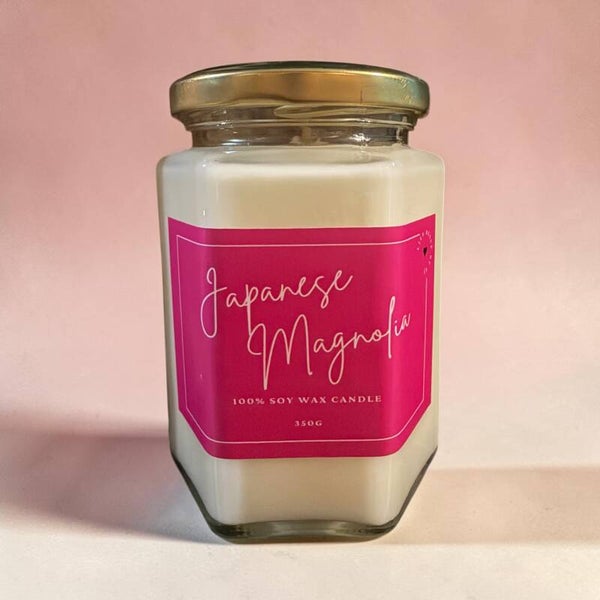 Japanese Magnolia Soy Wax Candle 350g