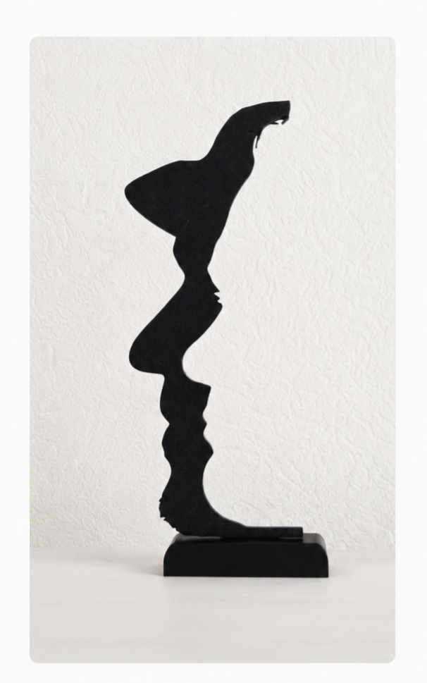 Gepersonaliseerd Silhouet Decoratiebeeld