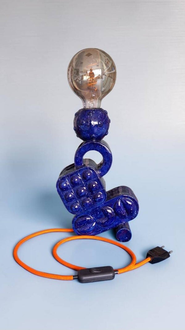 Lamp blauw