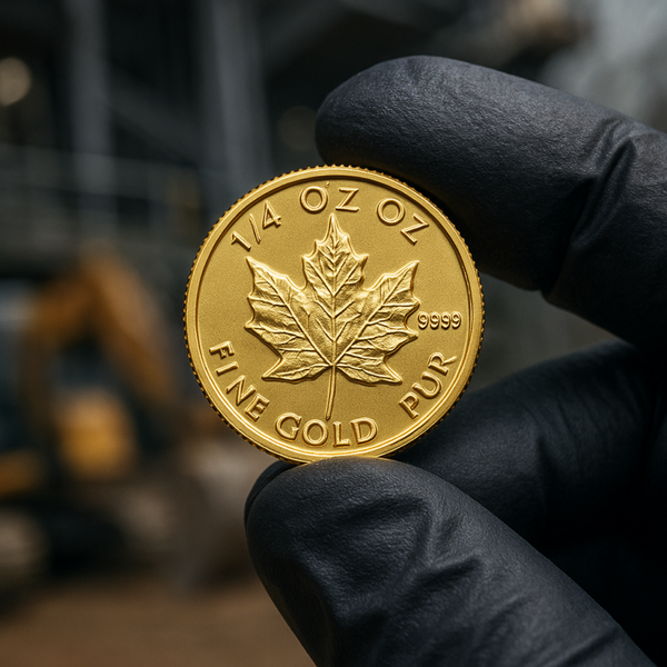 Pièce d’or 1/4 oz – Série Découverte