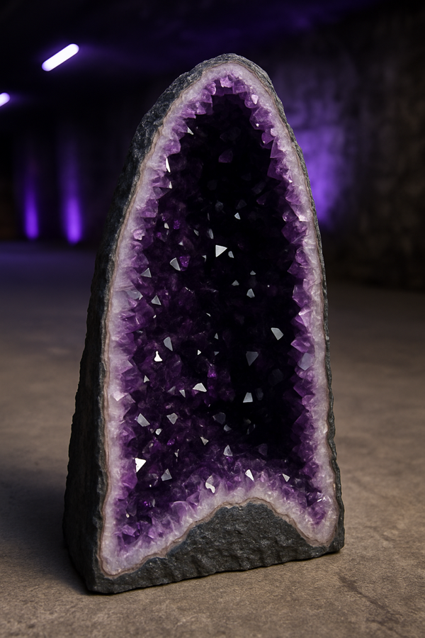 Grande druse d’améthyste – Format galerie