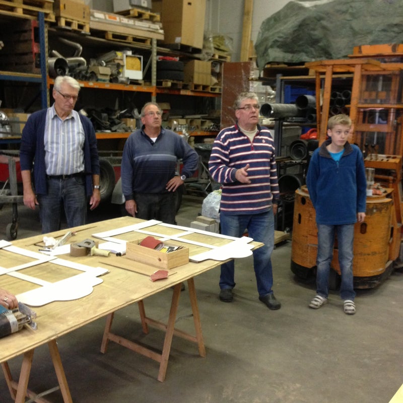 19-12-2012 Decors maken t.b.v. Kerstconcert met Uzory