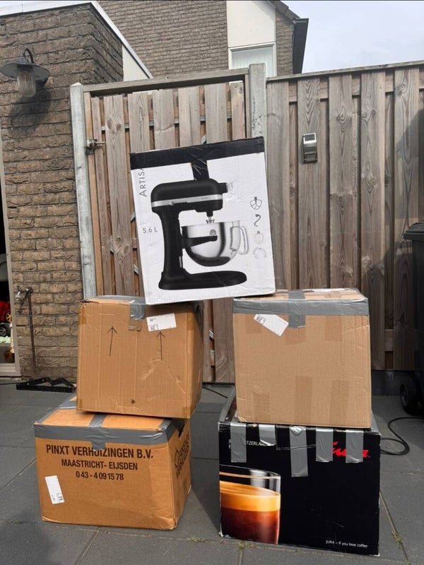 Verzendlabel  KitchenAid bezorgen en verzenden