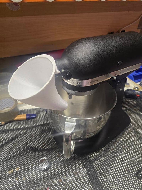 Nat en droog trechter kitchenaid