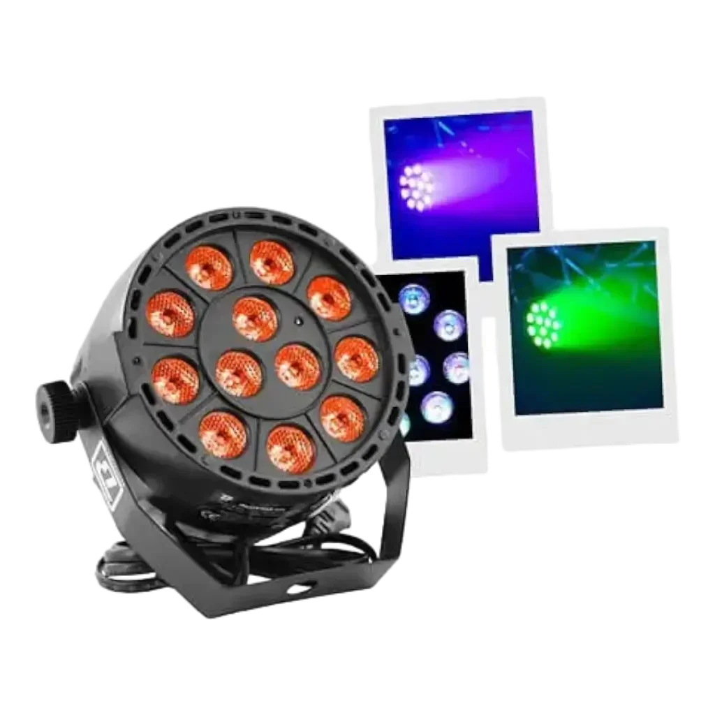 PAR À LED 12x3W RBG - PARTY PAR 1 2 3 - BOOMTONE DJ