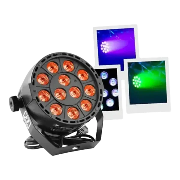 PAR À LED 12x3W RBG - PARTY PAR 1 2 3 - BOOMTONE DJ