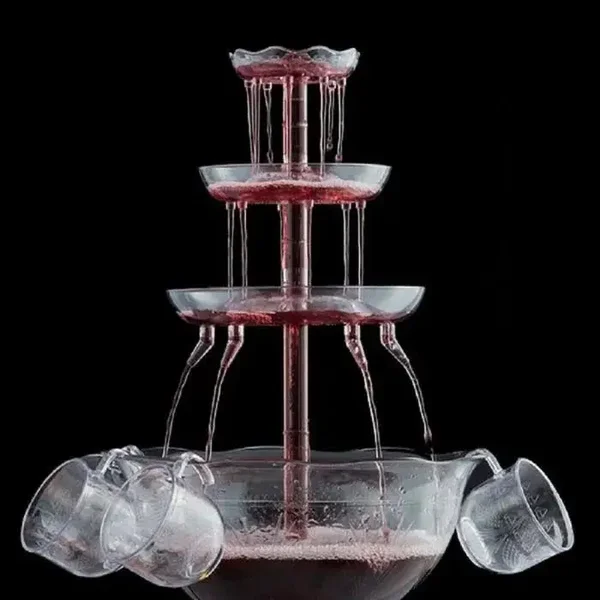 Fontaine à vin Lumineuse LED Fontaine à cocktail fontaine à vin fontaine lumineuse LED pour mariage et cérémonie