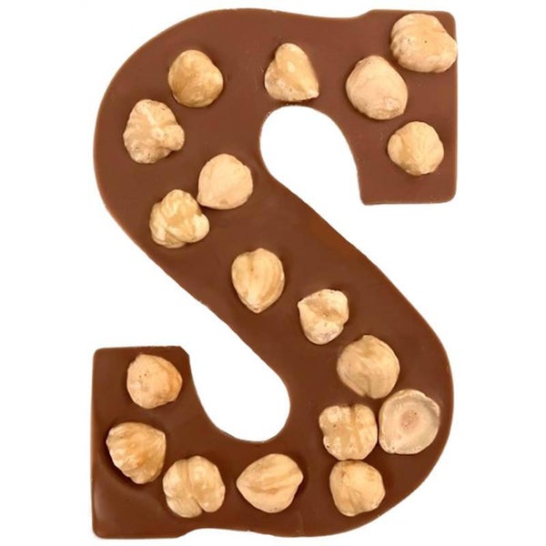 Schoenletter - Melk met hazelnoot