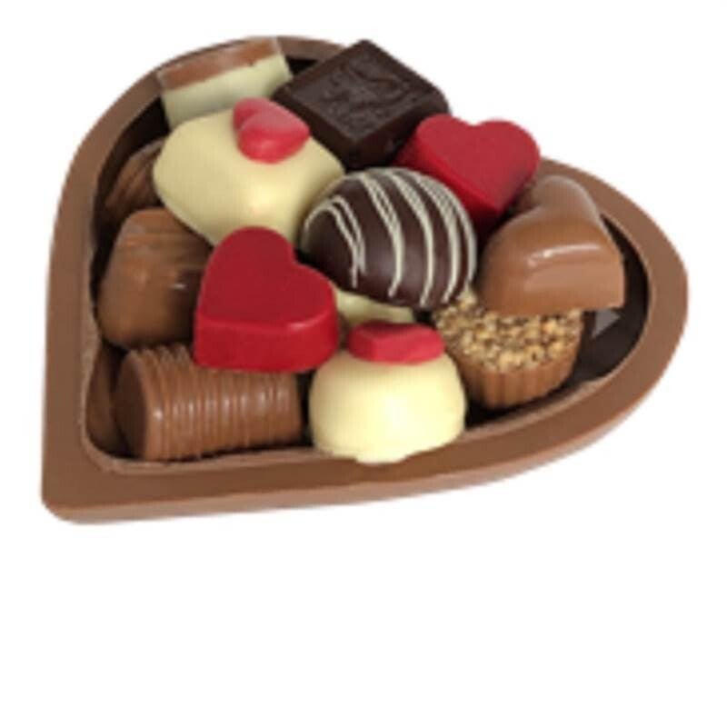 Chocoladehart gevuld