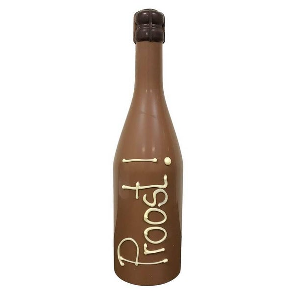 Holfiguur - fles "Proost"