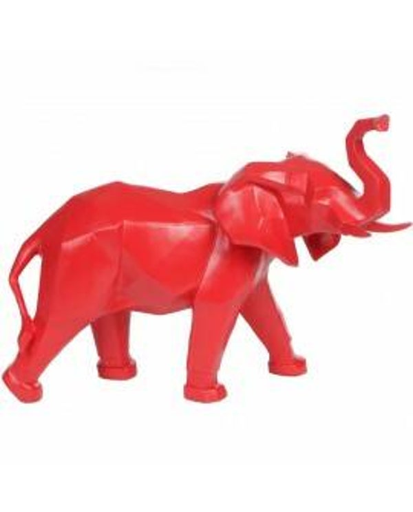 A1312 jungle 265 OLIFANT SLURF OMHOOG POLYESTER RÉSINE 125 X 182 CM