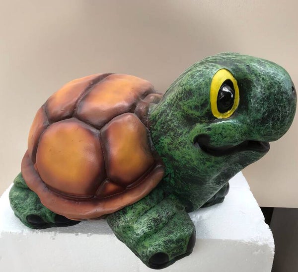 Reptile Funny Humor landschildpad polyester résine 35 cm
