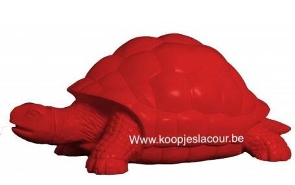 Reptil N20 Land schildpad rood polyester résine 110 cm