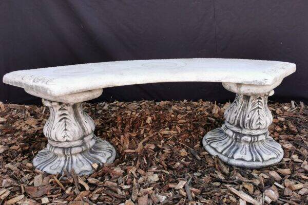 beton bank krom 130 cm