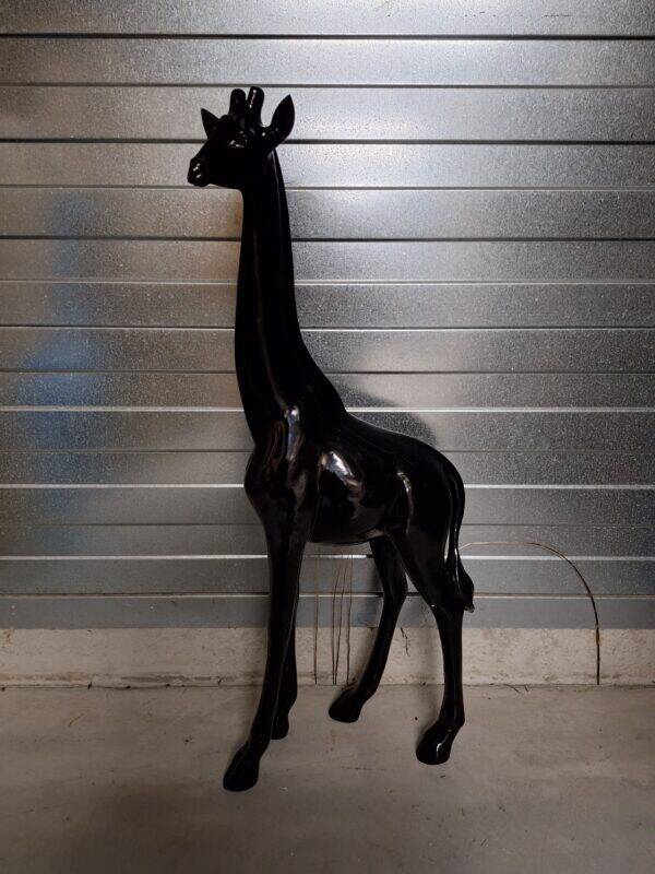 giraffe staand zwart  100 cm