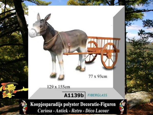 Tuin EZEL MET GESLOTEN CAR 98 X 100 60 X 65 CM