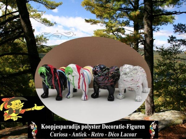 DHC105 Engelse Buldog multicolor ass kleur 20 cm verp.8