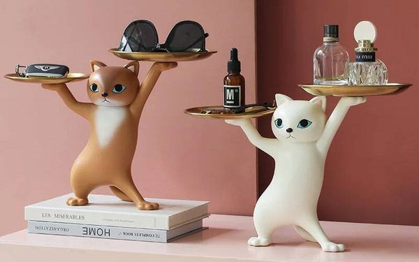 Funny hars kat met 2 opdienblad verp 4