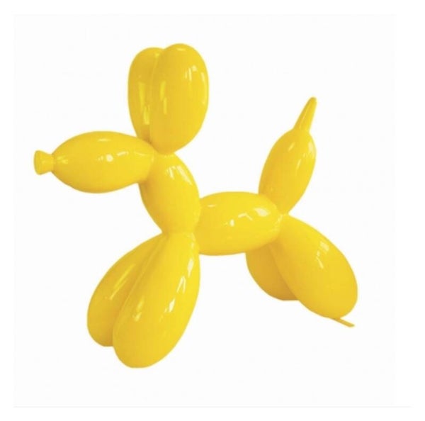 DHC74B Ballon P4 funny hond geel 100 cm